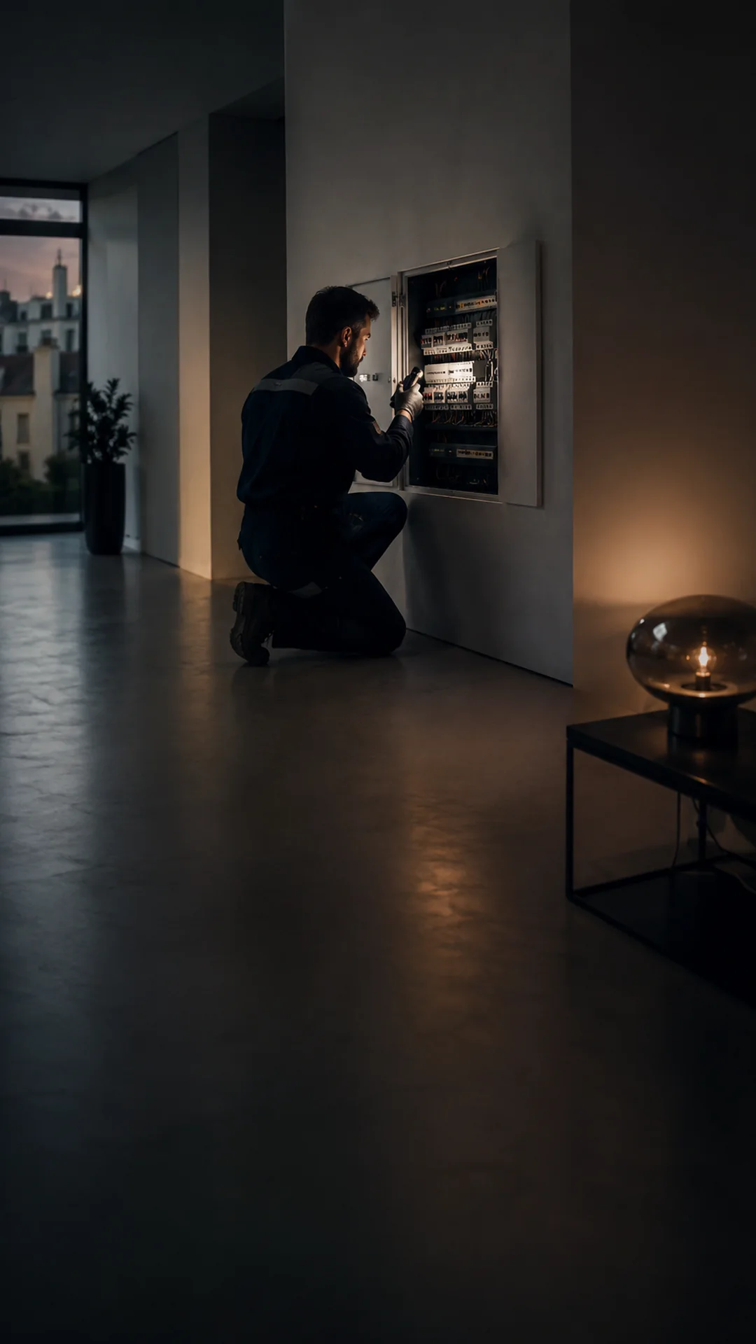 Serviço para curto-circuito e falta de luz em Lisboa. Diagnóstico rápido, quadro a disparar e avarias urgentes.