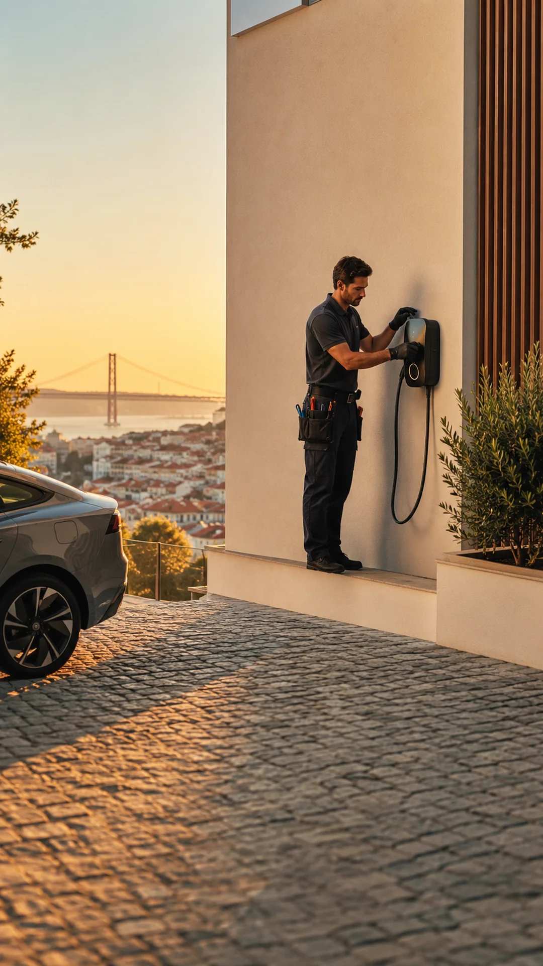 Instalação de carregadores para carros elétricos em Lisboa, moradias, garagens, condomínios e empresas.