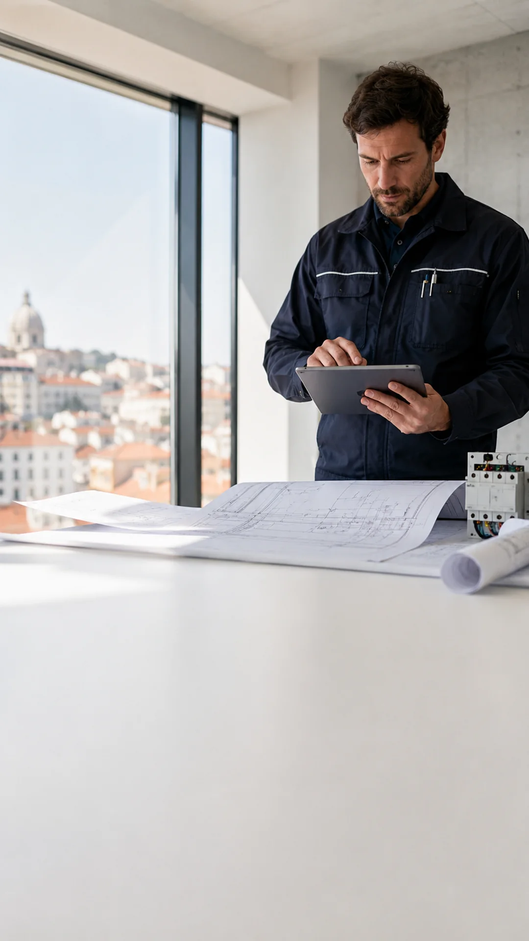 Apoio em projetos e certificações elétricas em Lisboa, avaliação técnica e preparação de instalações.