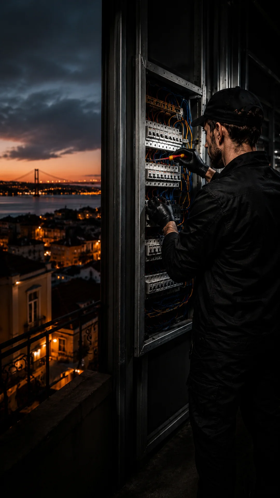 Eletricista em Lisboa para avarias urgentes, reparações elétricas, instalações, quadros elétricos, manutenção e atendimento 24H.