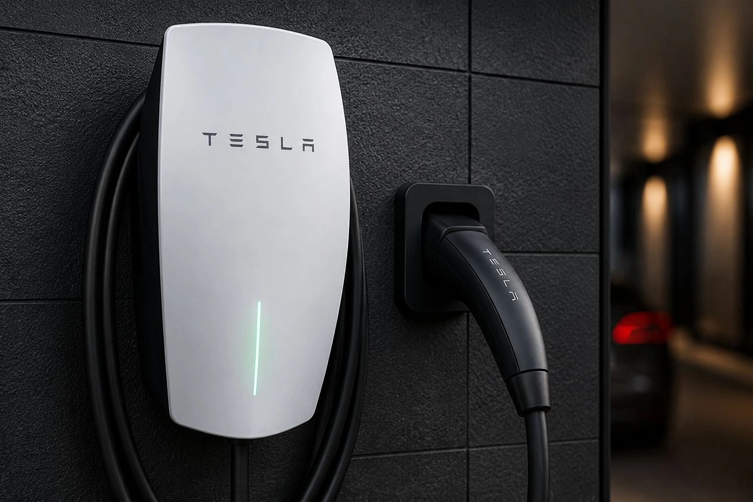 Carregador de Veículos Elétricos Wallbox e cabos