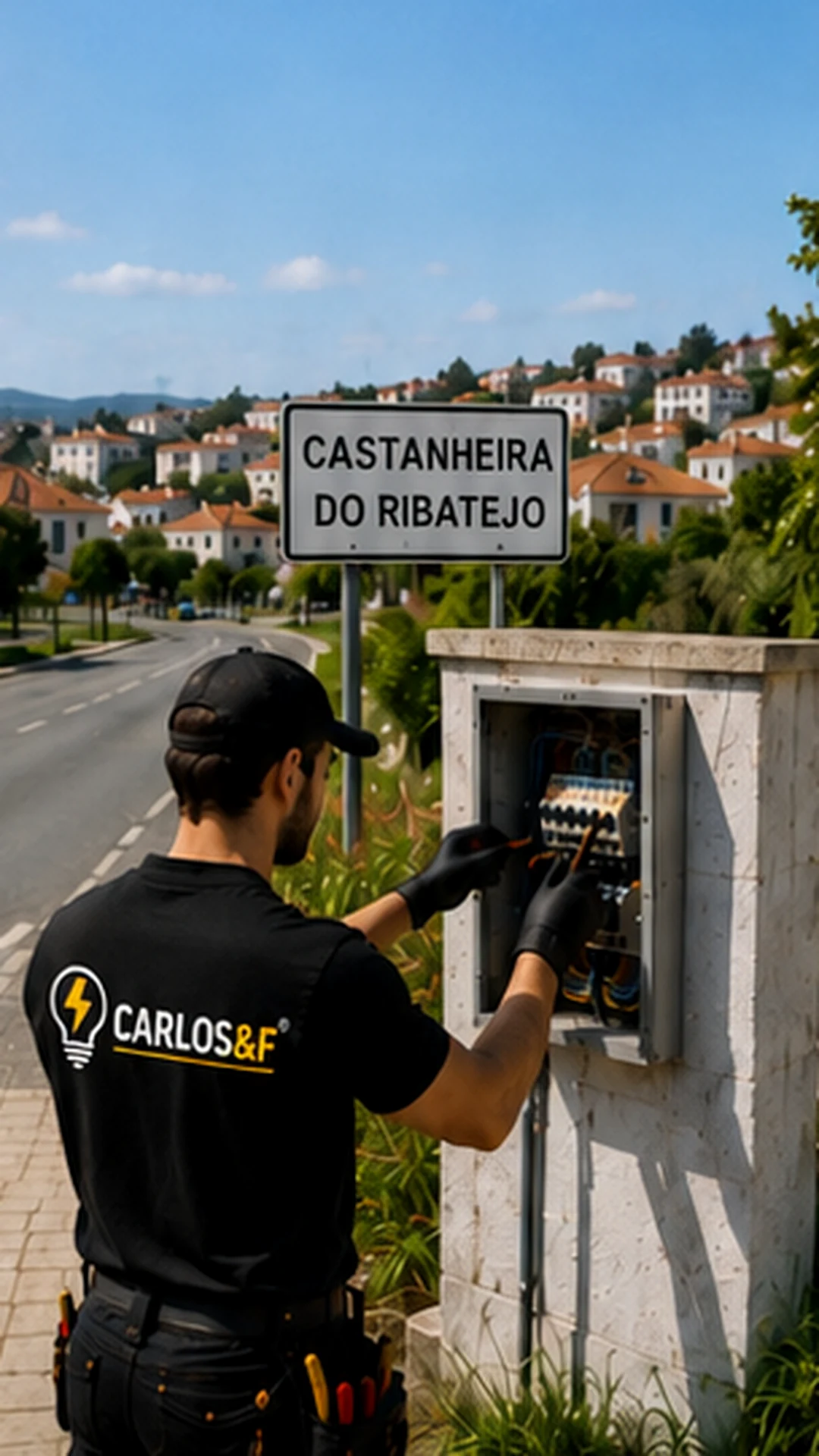 Eletricista em Castanheira do Ribatejo para avarias urgentes, reparações elétricas, instalações, quadros elétricos, manutenção e atendimento 24H.