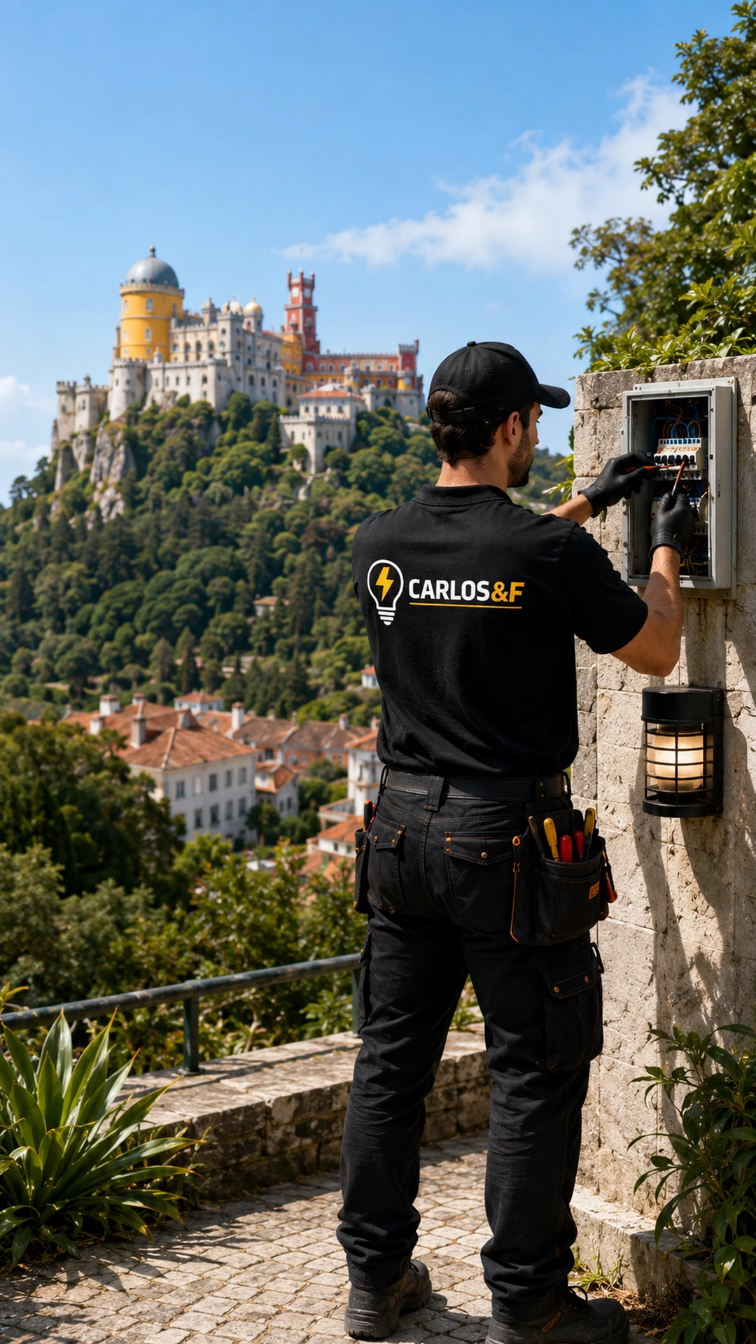Eletricista em Sintra para avarias urgentes, reparações elétricas, instalações, quadros elétricos, manutenção e atendimento 24H.